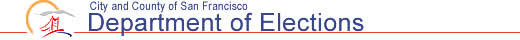 Department of Elections Logo